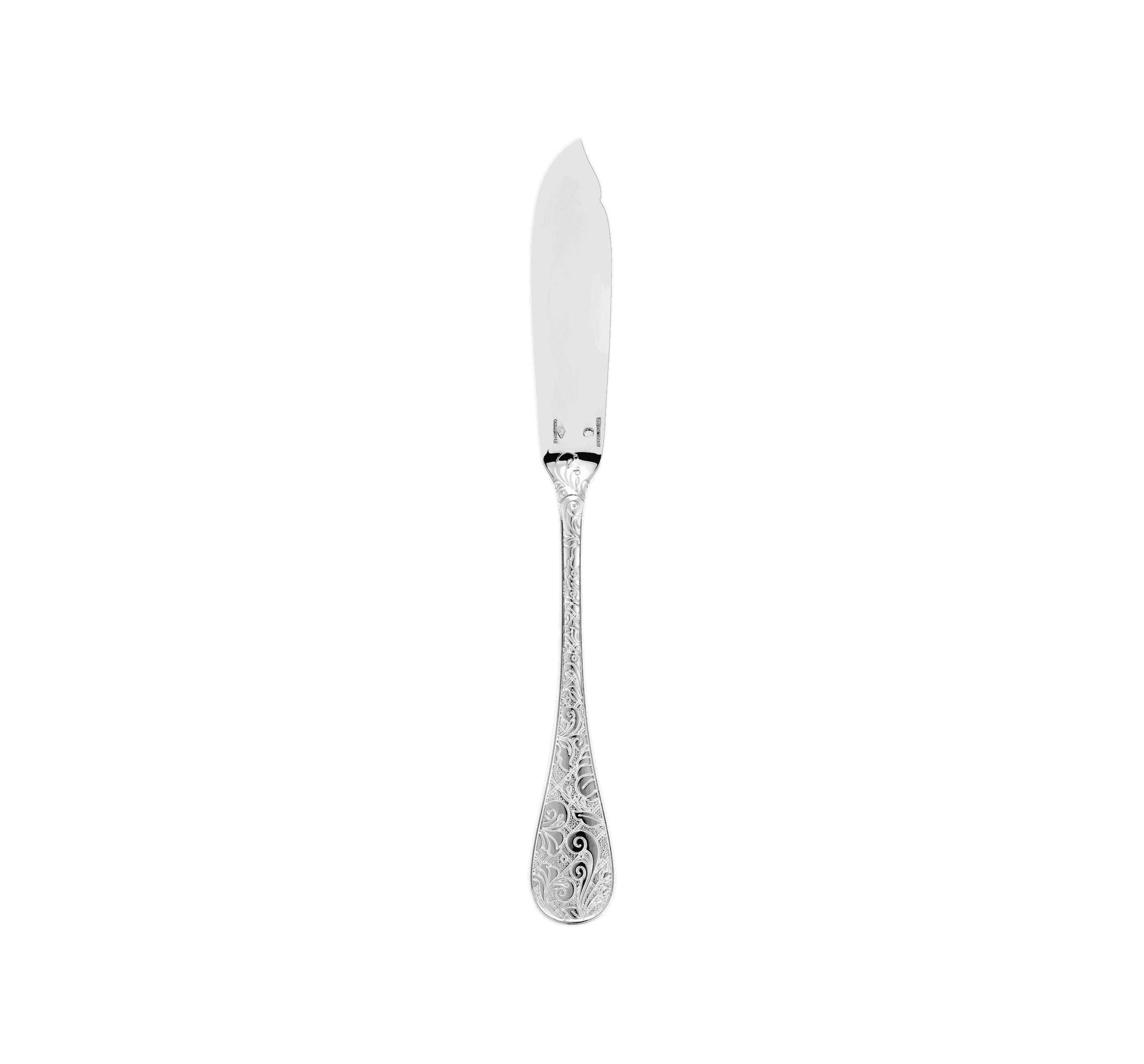 Christofle "Jardin D'Eden" Fish Knife sterling silver 20 cm