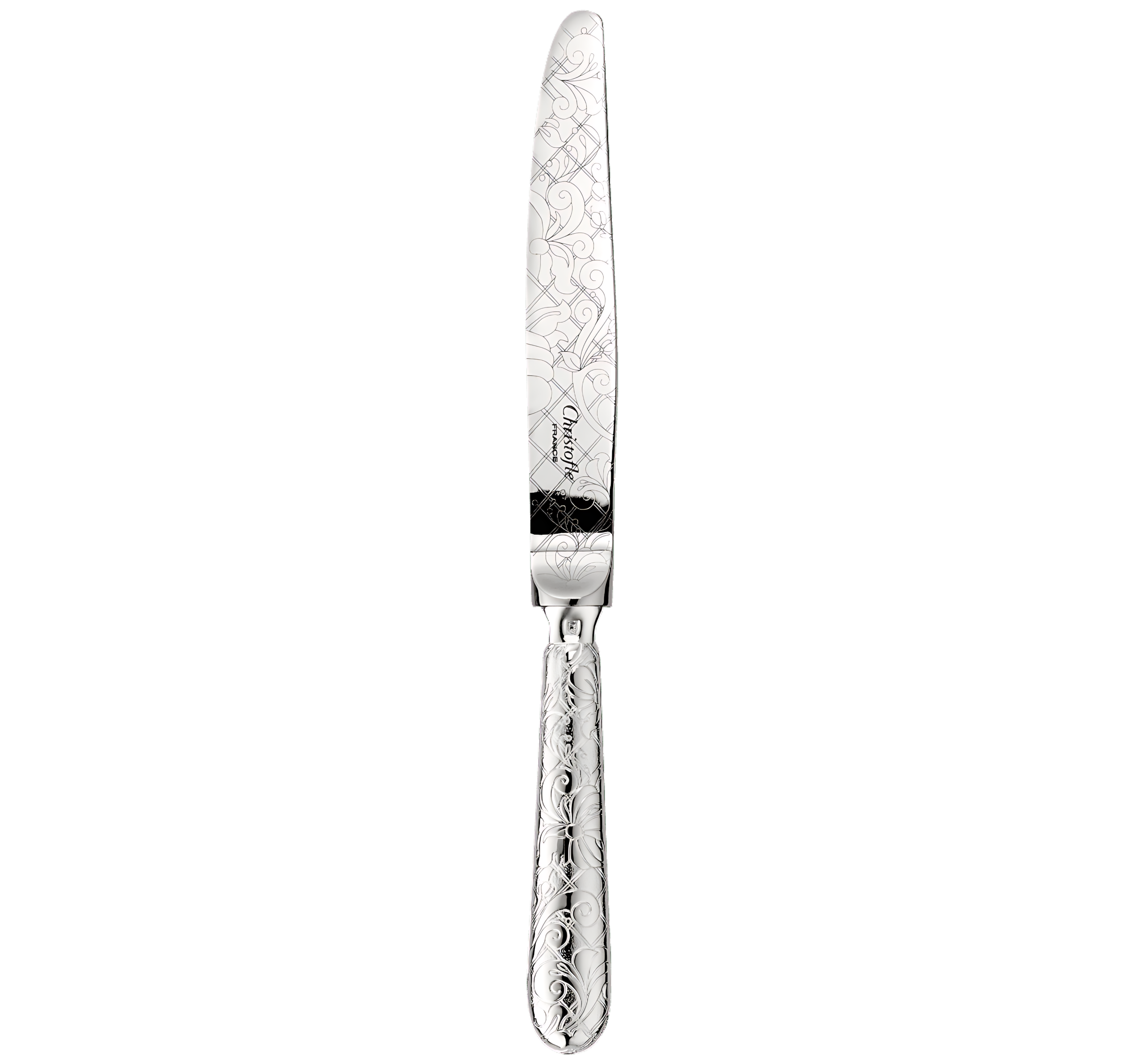 Christofle "Jardin D'Eden" Dinner Knife silver plated 23 cm