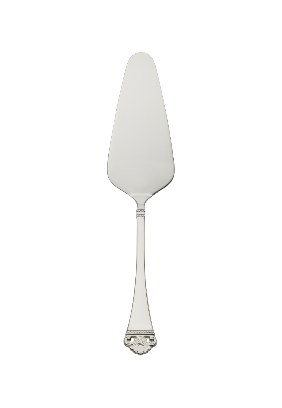 Robbe & Berking "Rose Pattern" Pie Server silver plated with gold accents 24,5 cm