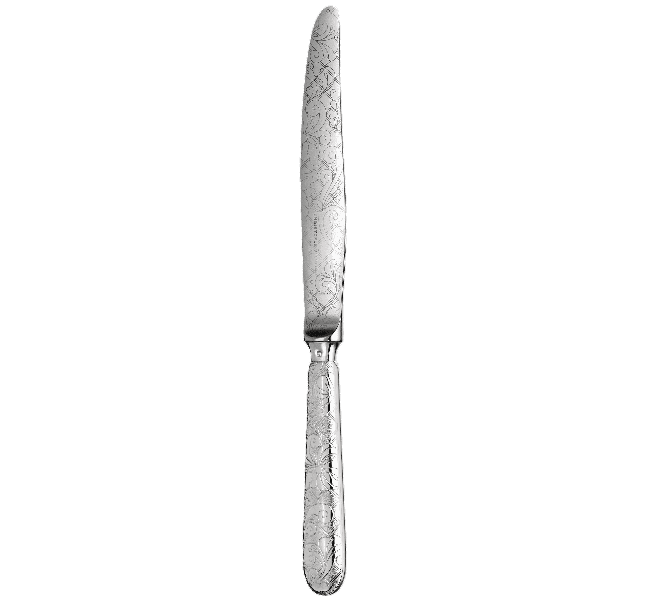 Christofle "Jardin D'Eden" Table Knife silver plated 25 cm
