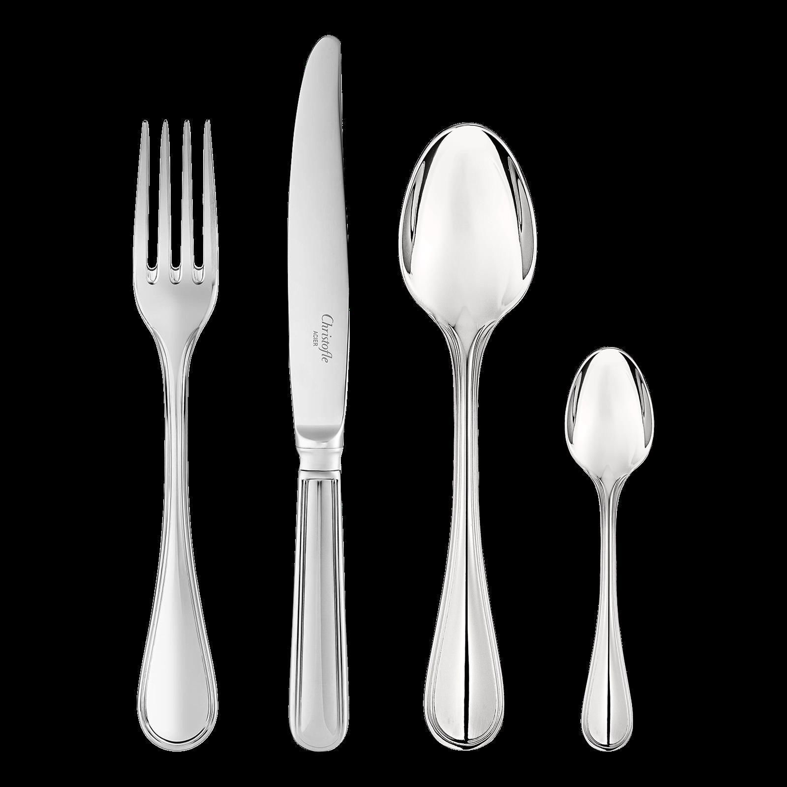 Christofle "Albi Acier" Table Set 75-piece stainless steel