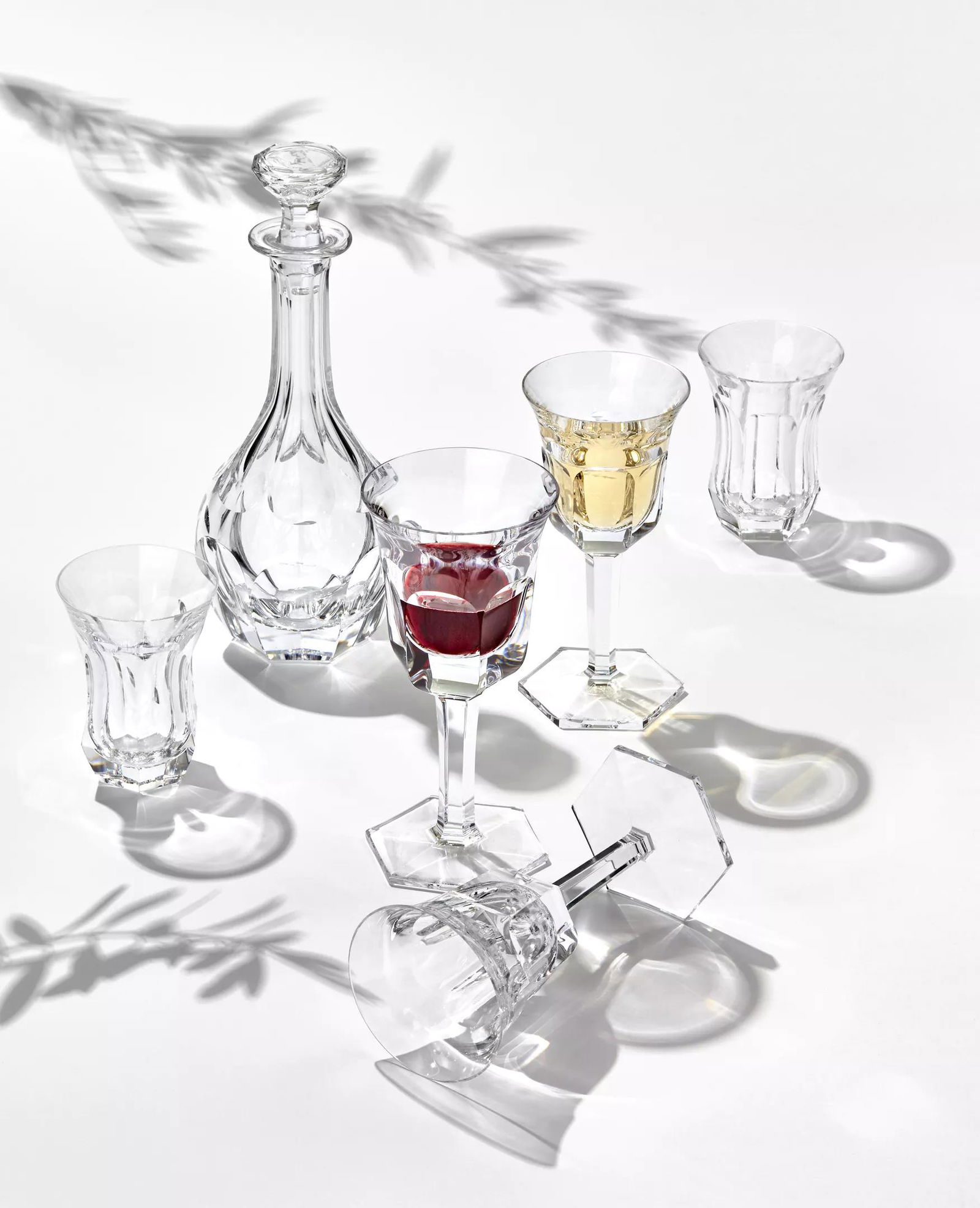 Moser "Pope" Moser "Pope" Decanter (relief decor) Platinum Crystal Glass 1000 ml