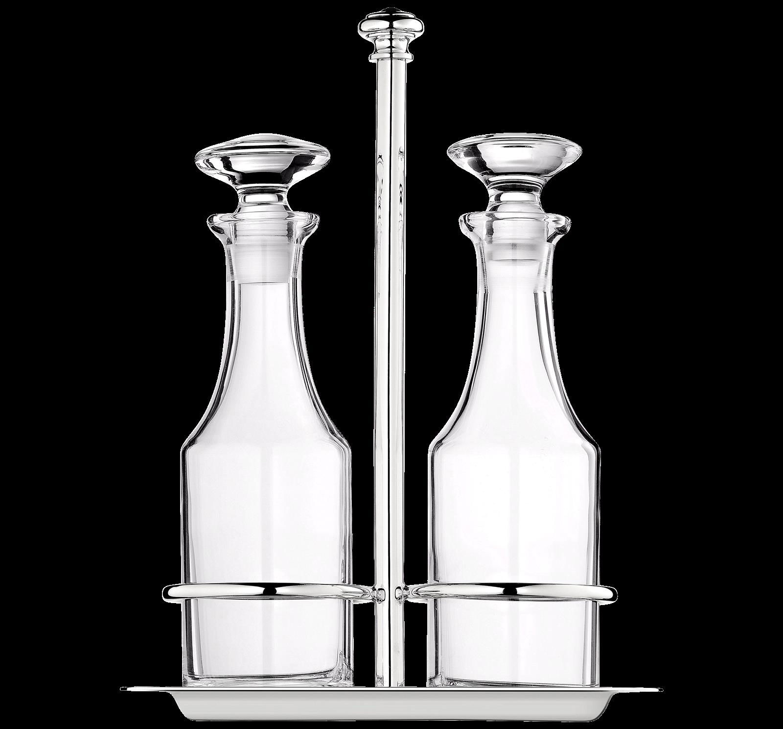 Christofle "Albi" Vinegar and Oil Stand silver plated