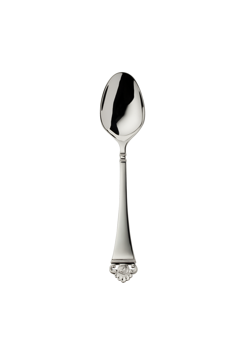 Robbe & Berking "Rose Pattern" Childrens Spoon silver plated with gold accents 18,5 cm