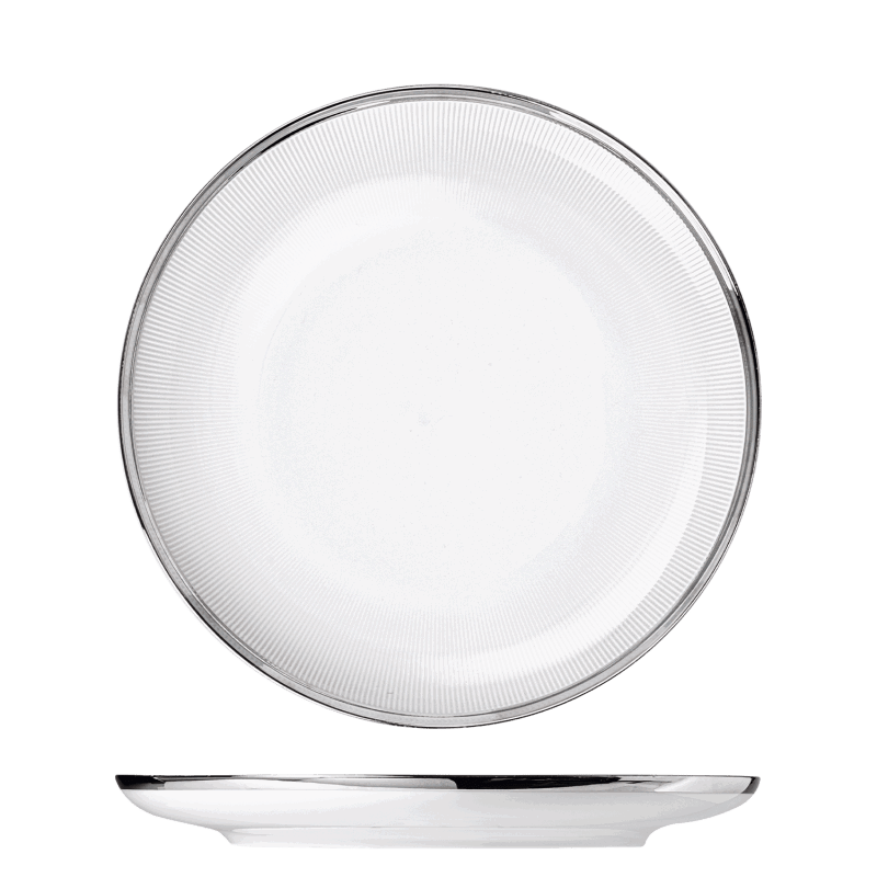Sieger by Fürstenberg "My China! Stella" Dinner Plate Platinum Porcelain 28,2 cm