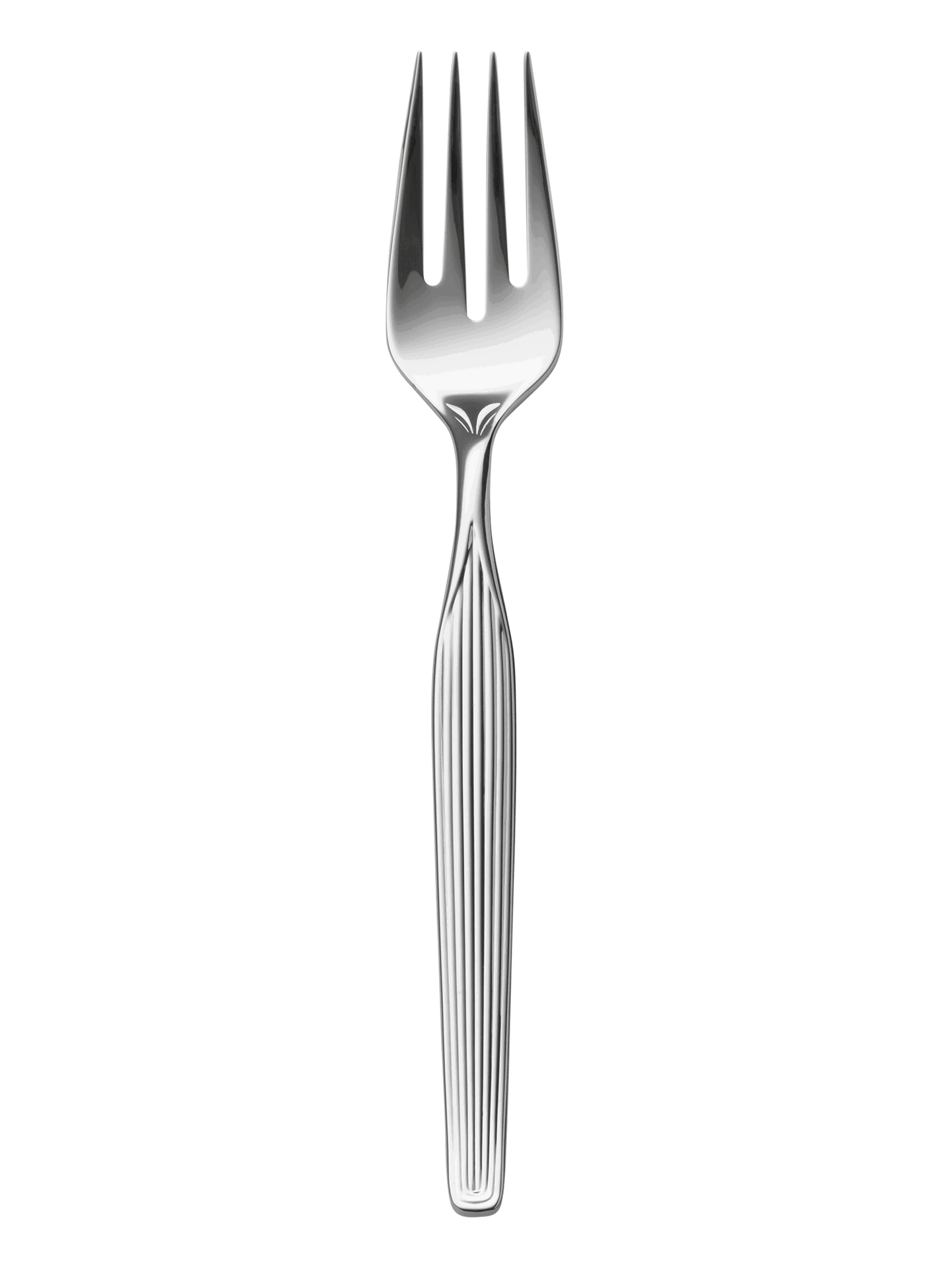 Robbe & Berking "Metropolitan" Fish Fork Sterling and gold plated 17,9 cm