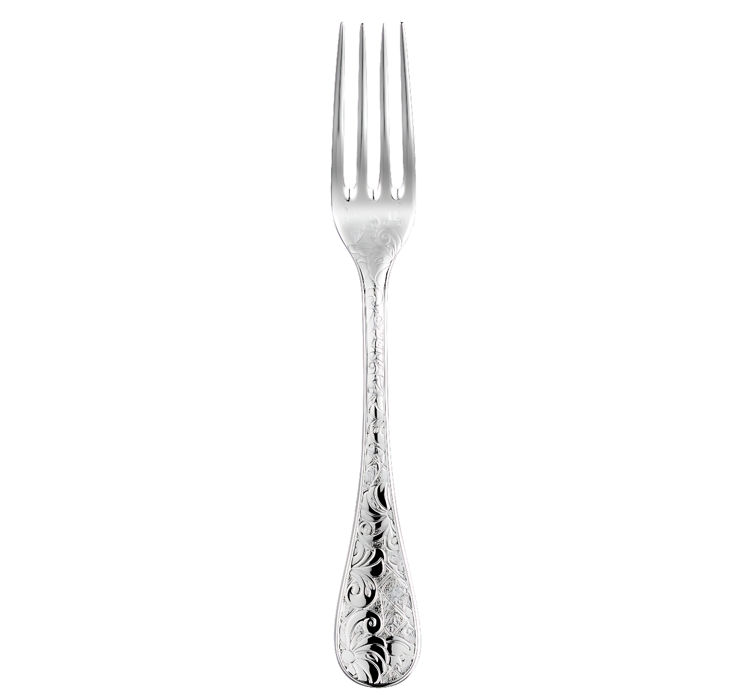 Christofle "Jardin D'Eden" Table Fork silver plated 21 cm