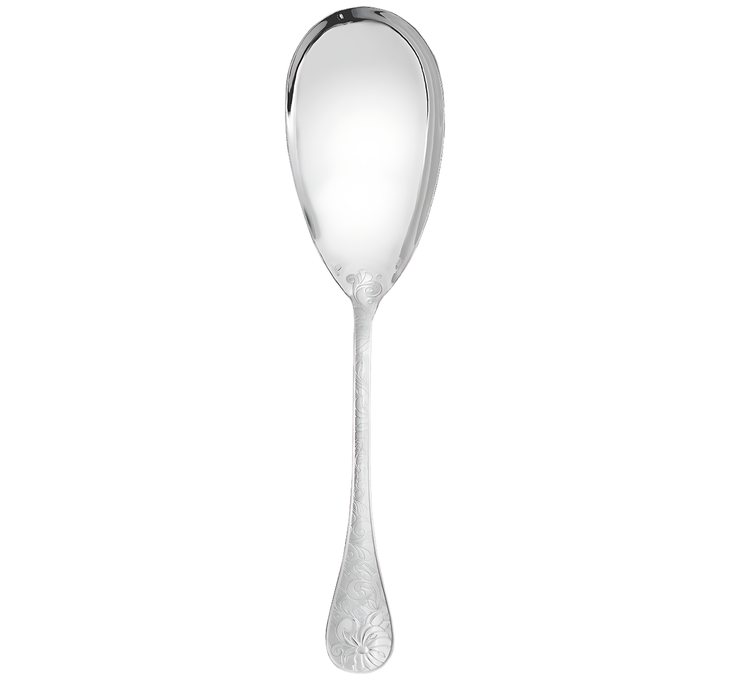 Christofle "Jardin D'Eden" Rice Serving Spoon silver plated