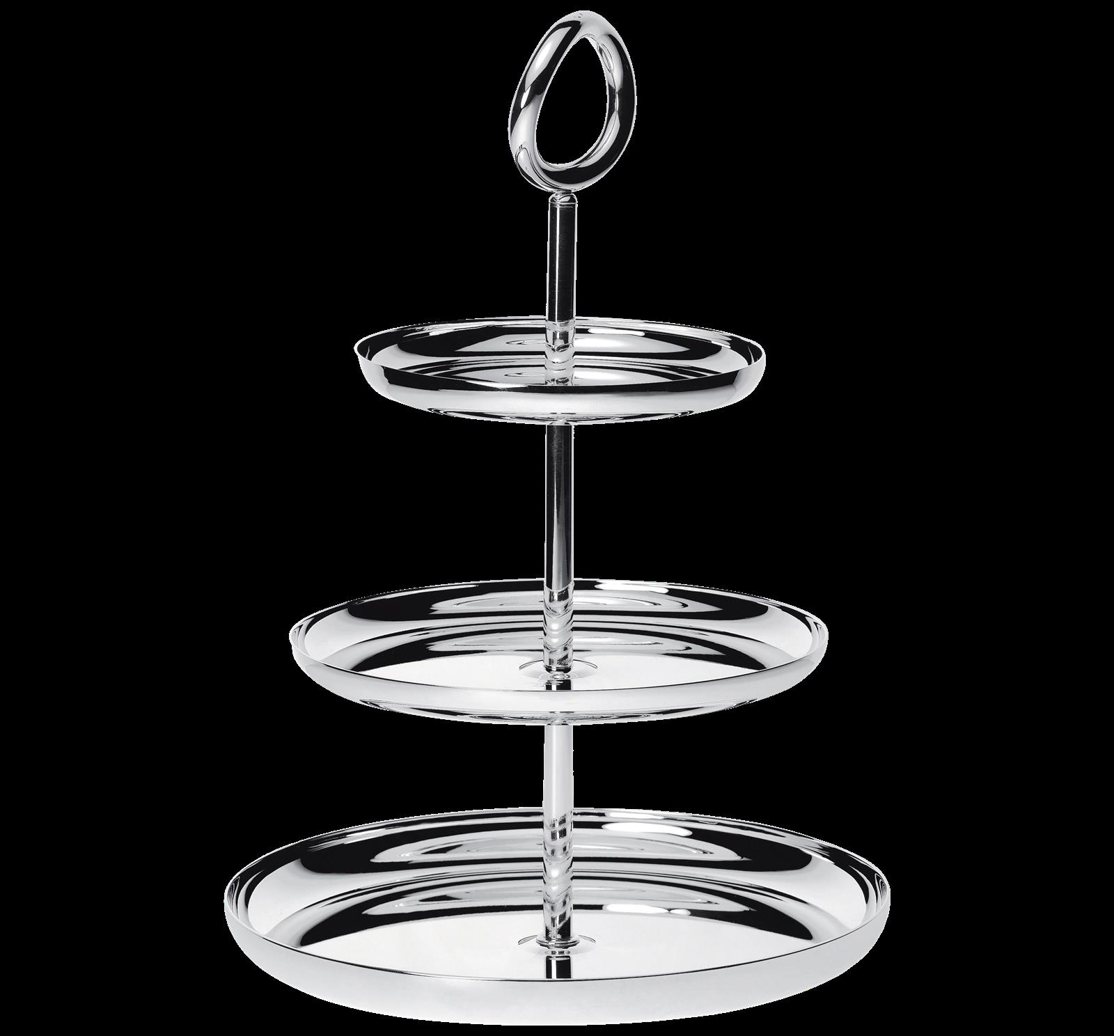 Christofle "Vertigo" Etagere 3 bowls silver plated