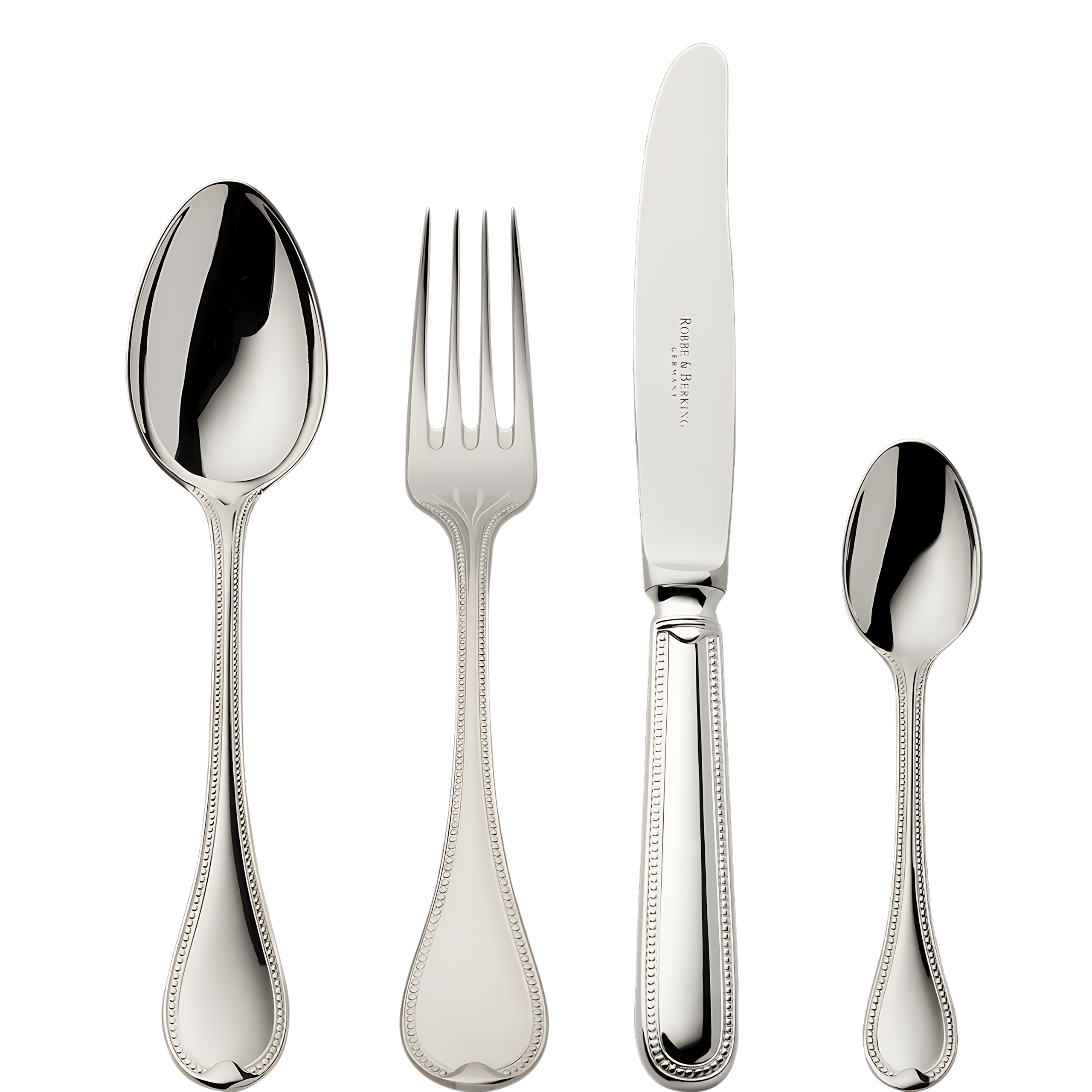 Robbe & Berking "French Pearl" Childrens Set 4-pcs Sterling Silver