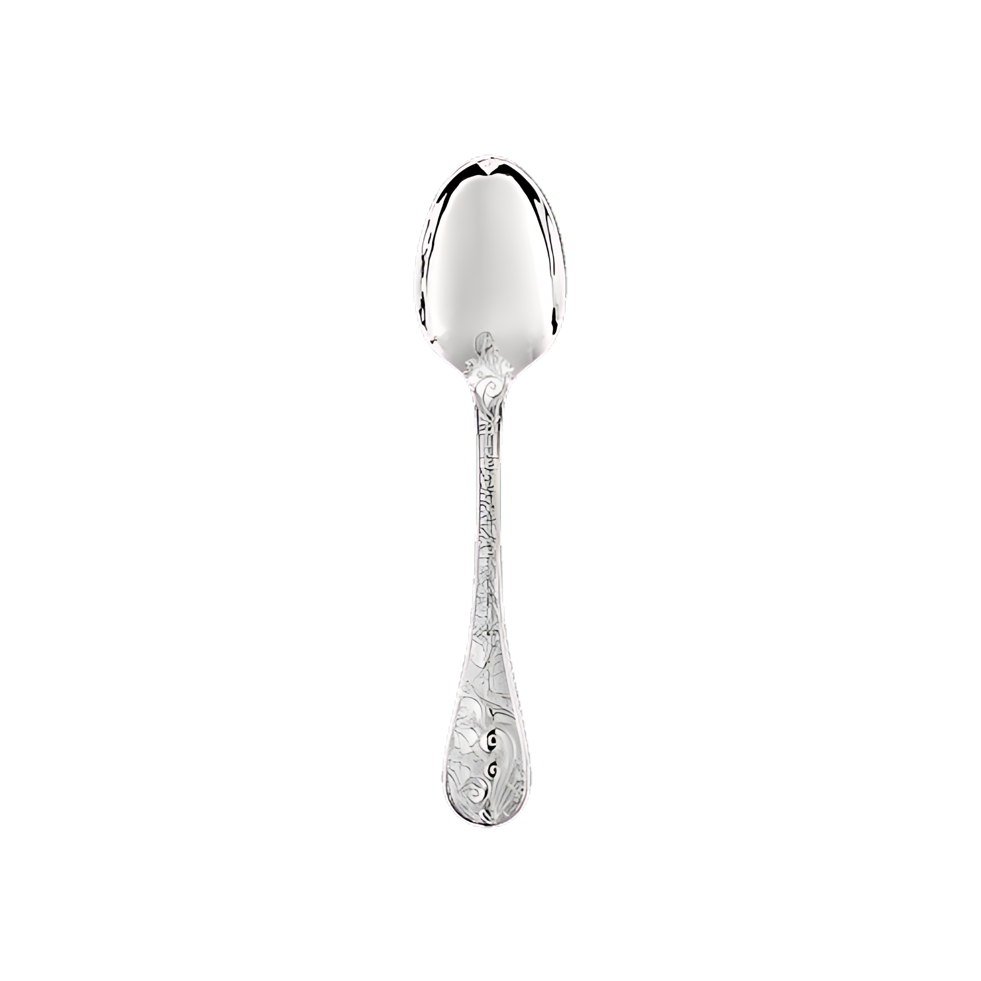 Christofle "Jardin D'Eden" Dessert Spoon sterling silver 17 cm