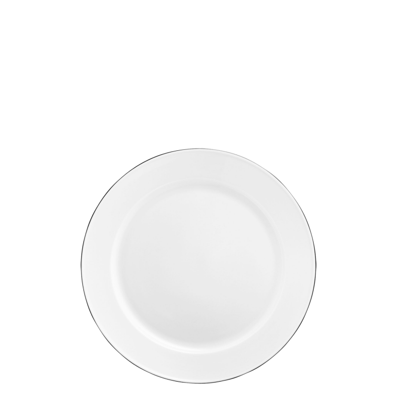 Fürstenberg "Wagenfeld" Plate Black Line Porcelain 27 cm Fürstenberg "Wagenfeld" Plate Black Line Porcelain 27 cm