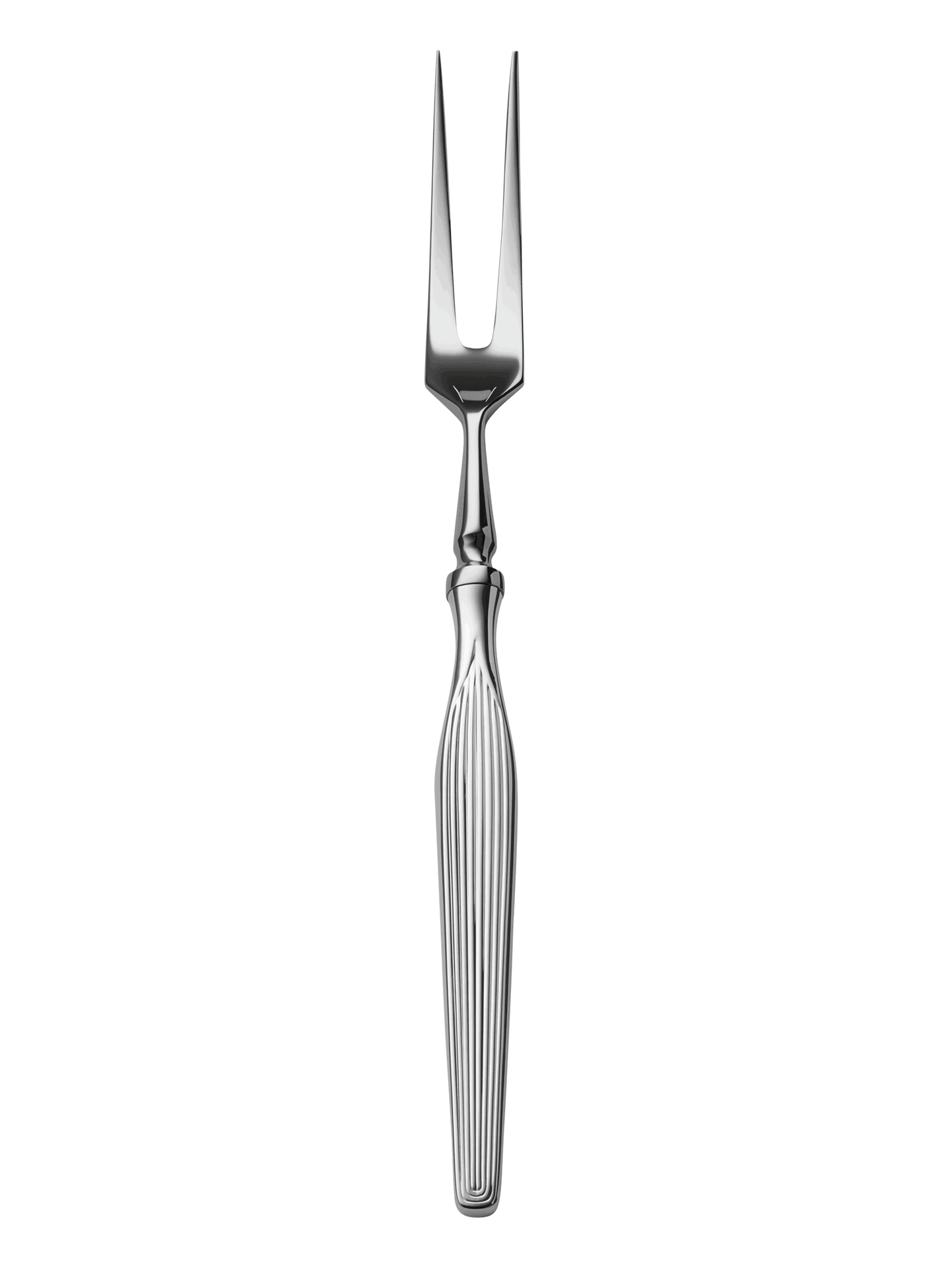 Robbe & Berking "Metropolitan" Carving Fork Sterling and gold plated 24,1 cm