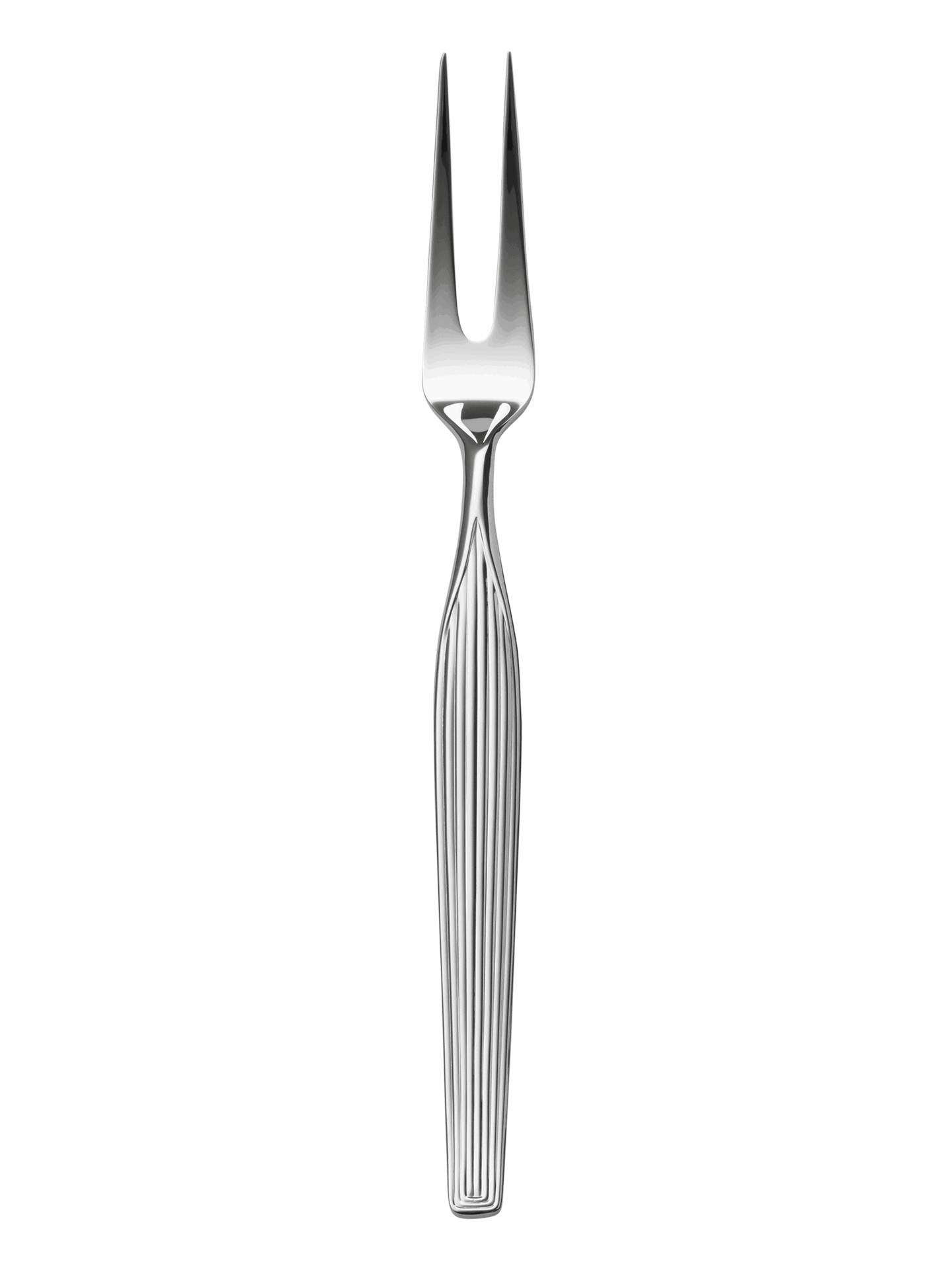 Robbe & Berking "Metropolitan" Meat Fork large Sterling and gold plated 17,9 cm