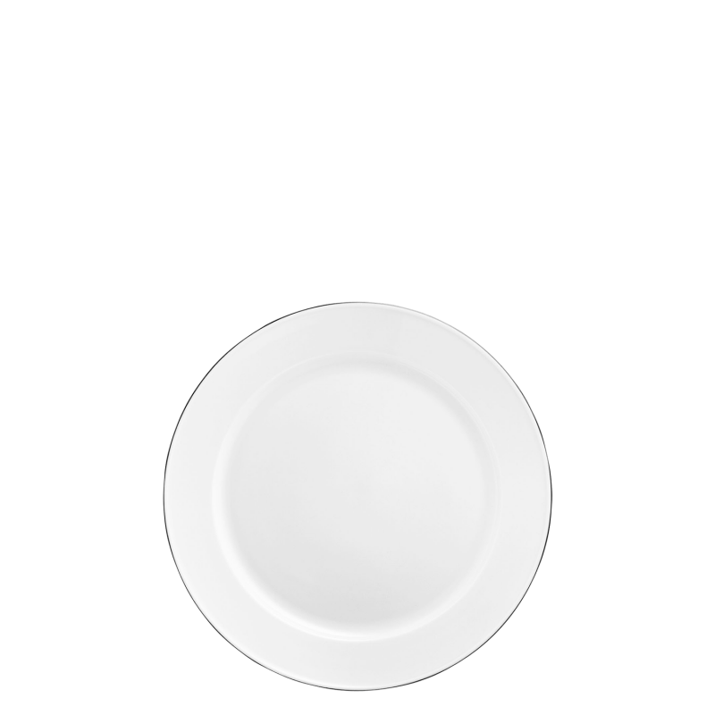 Fürstenberg "Wagenfeld" Plate Black Line Porcelain 24,5 cm