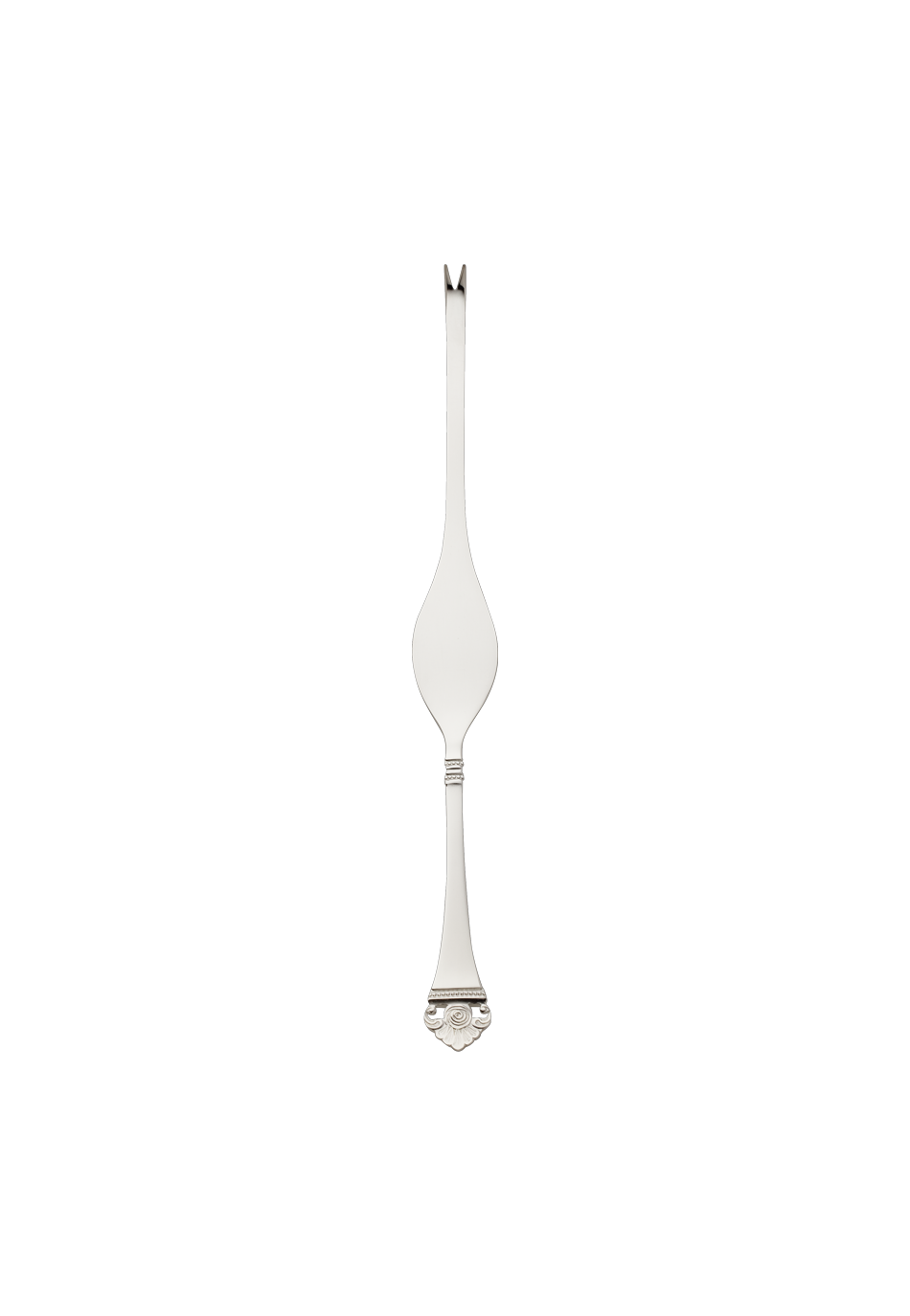 Robbe & Berking "Rose Pattern" Lobster Fork silver plated with gold accents 18,5 cm