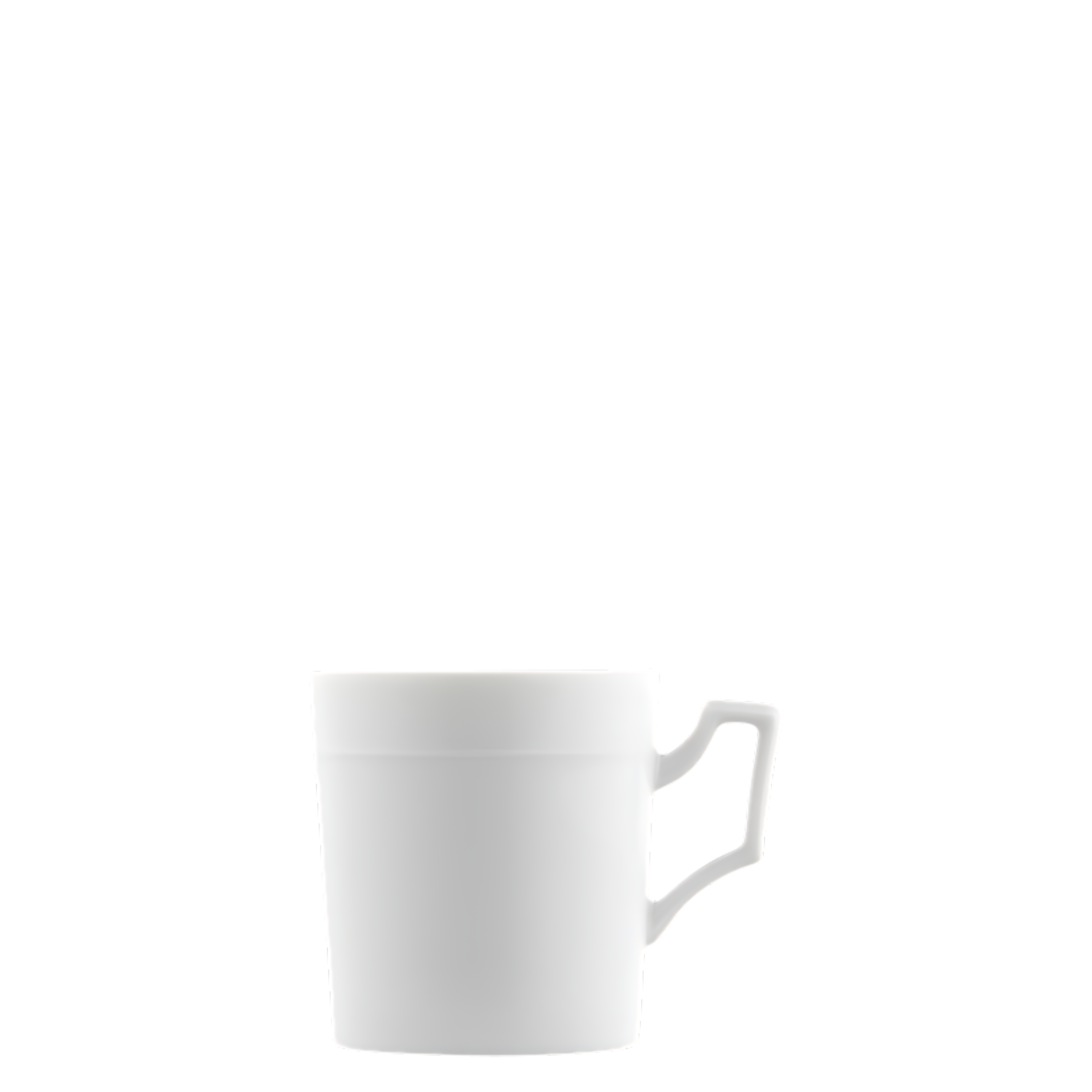 Fürstenberg "Herzog Ferdinand" Coffee Cup White Porcelain 160 ml